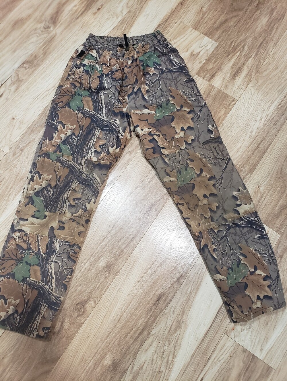 Vintage Cabela Camo Hunting Pants Gortex Drawstring Men Med 28-30in Waist